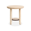 Salt Life Home Sunset Cove Sanibel Brown Round End Table