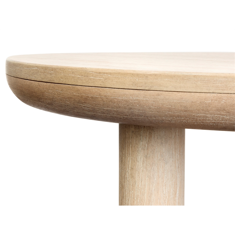 Salt Life Home Sunset Cove Sanibel Brown Round End Table