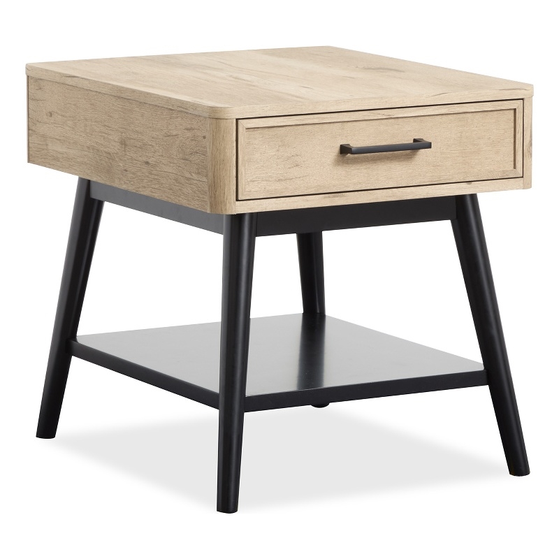 Magnussen Home Fletcher Driftwood Rectangular End Table