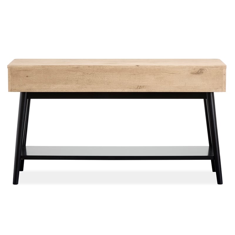 Magnussen Home Fletcher Driftwood Rectangular Sofa Table