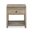 Magnussen Home Conrad Stone Harbor Grey Rectangular End Table