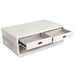 Magnussen Home Sunset Cove Rectangular Cocktail Table With Casters