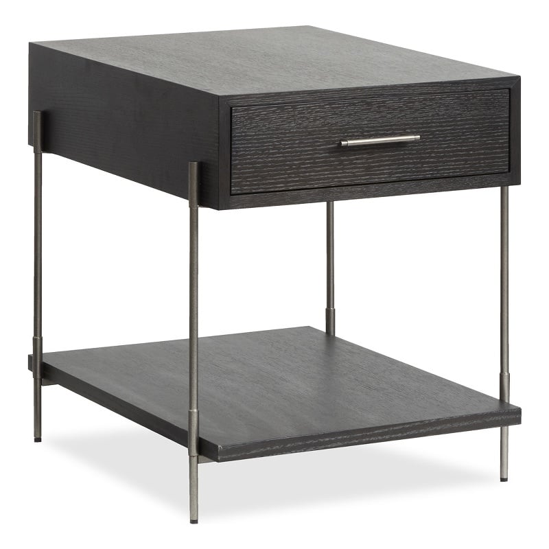 Magnussen Home Spencer Dark Briarsmoke Rectangular End Table