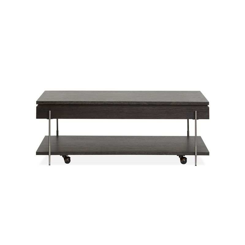 Magnussen Home Spencer Lift Top Storage Cocktail Table With Casters