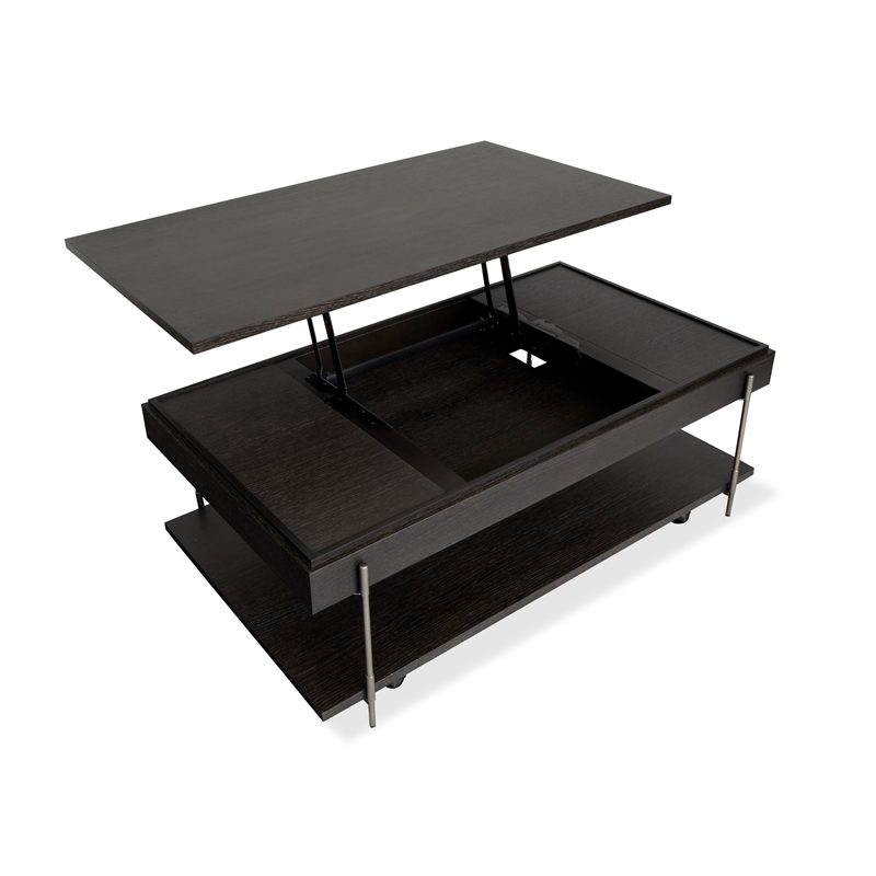 Magnussen Home Spencer Lift Top Storage Cocktail Table With Casters