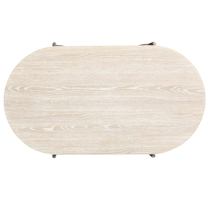 Magnussen Home Jennings Oval Cocktail Table With 2 Ottomans