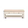 Salt Life Home Echo Isles Lift Top Storage Cocktail Table With Casters