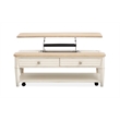 Salt Life Home Echo Isles Lift Top Storage Cocktail Table With Casters