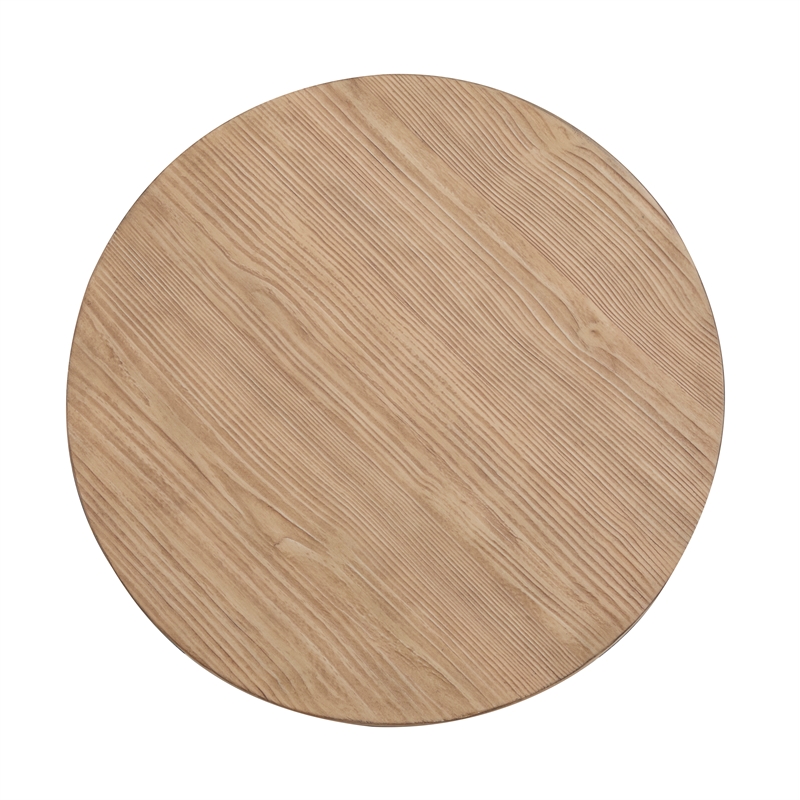 Magnussen Home Hayden Golden Oat Round End Table