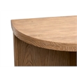 Magnussen Home Hayden Golden Oat Demilune Sofa Table