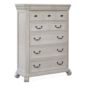 Magnussen Home Bronwyn Alabaster 6-Drawers Bedroom Chest