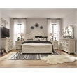 Magnussen Home Bronwyn Alabaster King Shaped Panel Bed