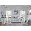 Magnussen Home Charleston White Dove White Drawer Nightstand