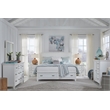 Magnussen Home Charleston White Dove White Drawer Nightstand