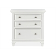 Magnussen Home Charleston White Dove White Drawer Nightstand