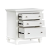 Magnussen Home Charleston White Dove White Drawer Nightstand
