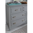 Magnussen Home Charleston Harbor Drawer Dresser With White Mirror