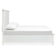 Magnussen Home Charleston White Dove Queen White Panel Storage Bed