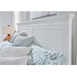 Magnussen Home Charleston White Dove Queen White Panel Storage Bed