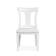 Magnussen Home Kingston Whisper White Upholstered Side Chair Two Pack