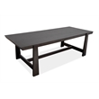 Magnussen Home Tauren Coffee Bean Trestle Dining Table