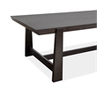 Magnussen Home Tauren Coffee Bean Trestle Dining Table