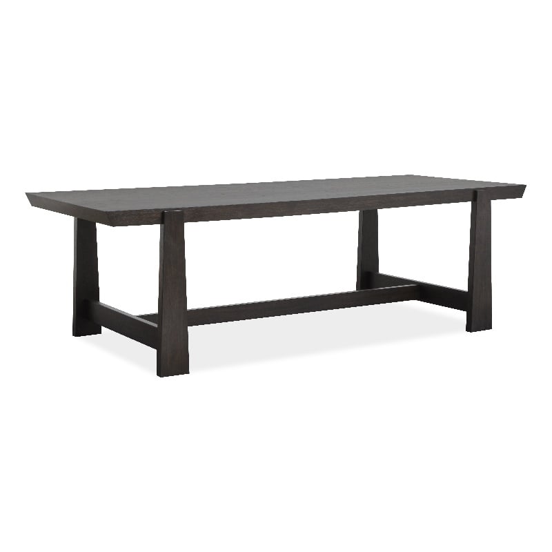 Magnussen Home Tauren Coffee Bean Trestle Dining Table
