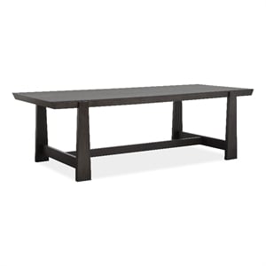 Magnussen Home Tauren Coffee Bean Trestle Dining Table