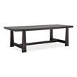 Magnussen Home Tauren Coffee Bean Trestle Dining Table