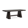 Magnussen Home Tauren Coffee Bean Extendable Double Pedestal Dining Table