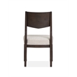 Magnussen Home Tauren Coffee Bean Upholstered Side Chair Two Pack
