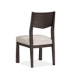 Magnussen Home Tauren Coffee Bean Upholstered Side Chair Two Pack