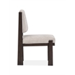 Magnussen Home Tauren Coffee Bean Upholstered Side Chair Two Pack