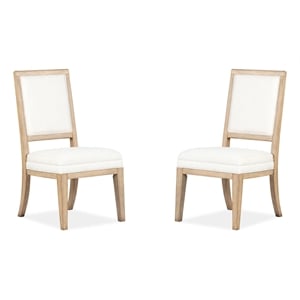 Magnussen Home Coventry Honey Maple Upholstered Side Chair Two Pack