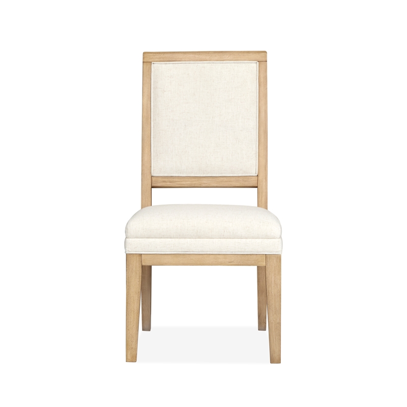 Magnussen Home Coventry Honey Maple Upholstered Side Chair Two Pack