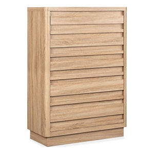 Magnussen Home Brentwood Heights Provincial Brown 5-Drawers Chest