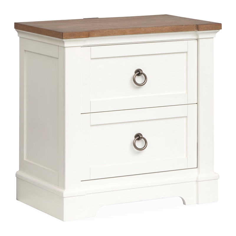 Magnussen Home Kingston Whisper White Drawer Nightstand
