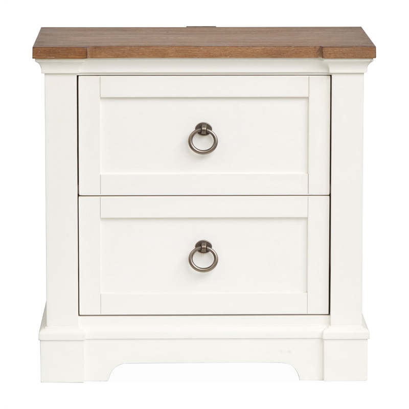Magnussen Home Kingston Whisper White Drawer Nightstand