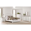 Magnussen Home Kingston Whisper White Queen Panel Storage Bed