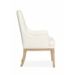 Magnussen Home Coventry Honey Maple Upholstered Host Chair Two Pack