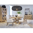Magnussen Home Coventry Honey Maple Upholstered Host Chair Two Pack
