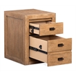 Magnussen Home Plum Creek Sierra Brown Mobile File With Casters