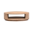 Magnussen Home Sanford Chateau Brown Oval Cocktail Table With Casters