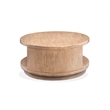 Magnussen Home Sanford Chateau Brown Oval Cocktail Table With Casters