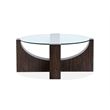 Magnussen Home Beckham Rustic Tavern Round Cocktail Table With Casters