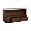 Magnussen Home Mcpherson Burnt Umber Demilune Sofa Table