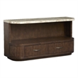 Magnussen Home Mcpherson Burnt Umber Demilune Sofa Table