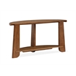 Magnussen Home Tanner Tawny Brown Demilune Sofa Table