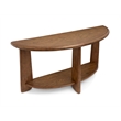 Magnussen Home Tanner Tawny Brown Demilune Sofa Table