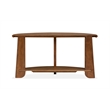Magnussen Home Tanner Tawny Brown Demilune Sofa Table